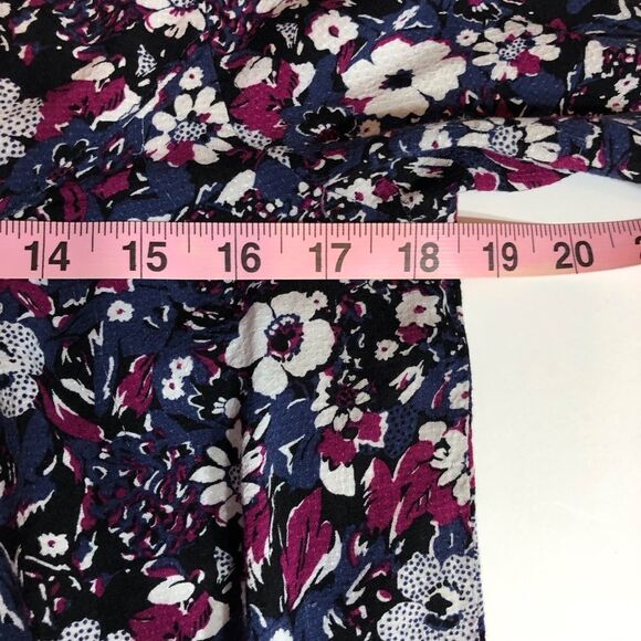 Gap Floral Blouse with Ruffled Neck and Long Sleeves - Picture 9 of 12